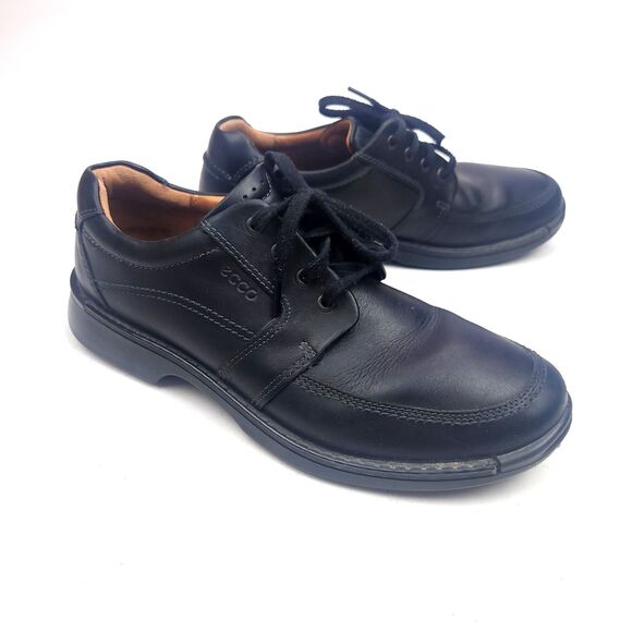 Size 12-12.5 Men\'s EU 46 ECCO Fusion II Tie Oxford Comfort Black Leather main image 8